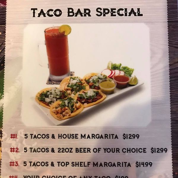 Taco tuesday Specials!!!  