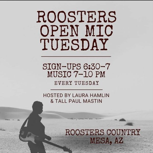Roosters Open Mic Nights!!!